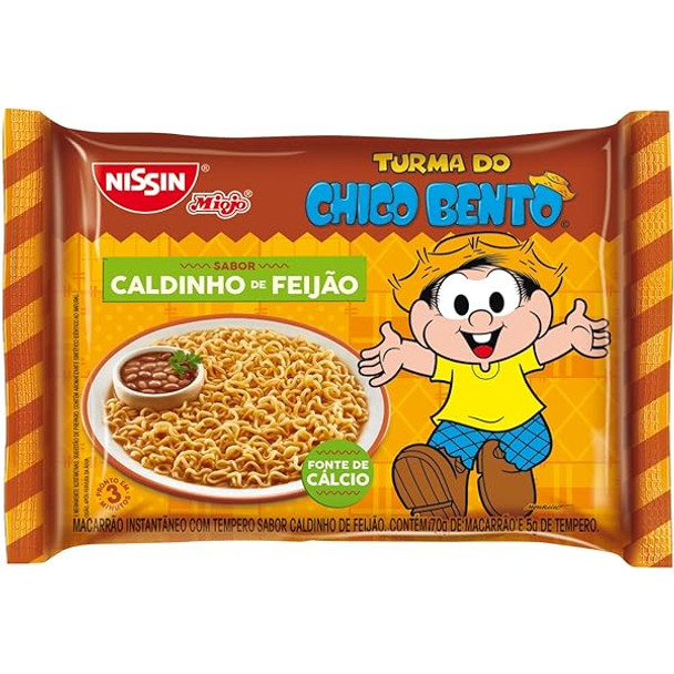 Miojo ou Lamen Caldo de feijao Turma da monica