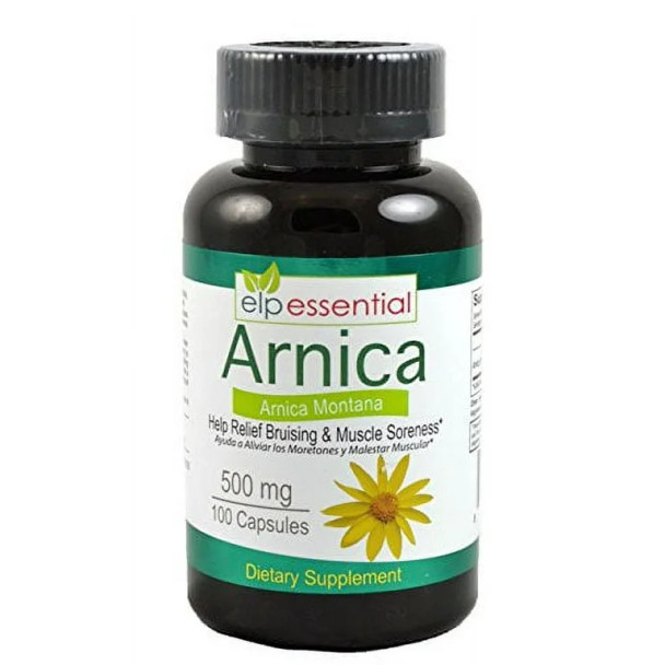 ELP ESSENTIAL Arnica ou Arnica Montana 500mg 100 Capsules