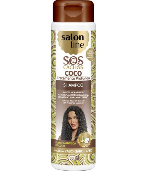 Salon Line Sos Cachos Coco Shampoo 300ml Amazonia Brasil