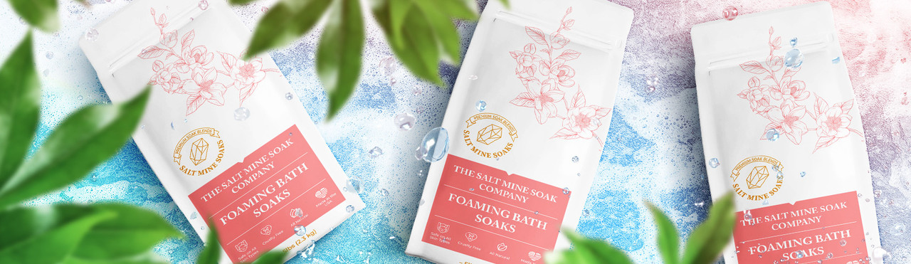 Foaming Bath Salt Soaks