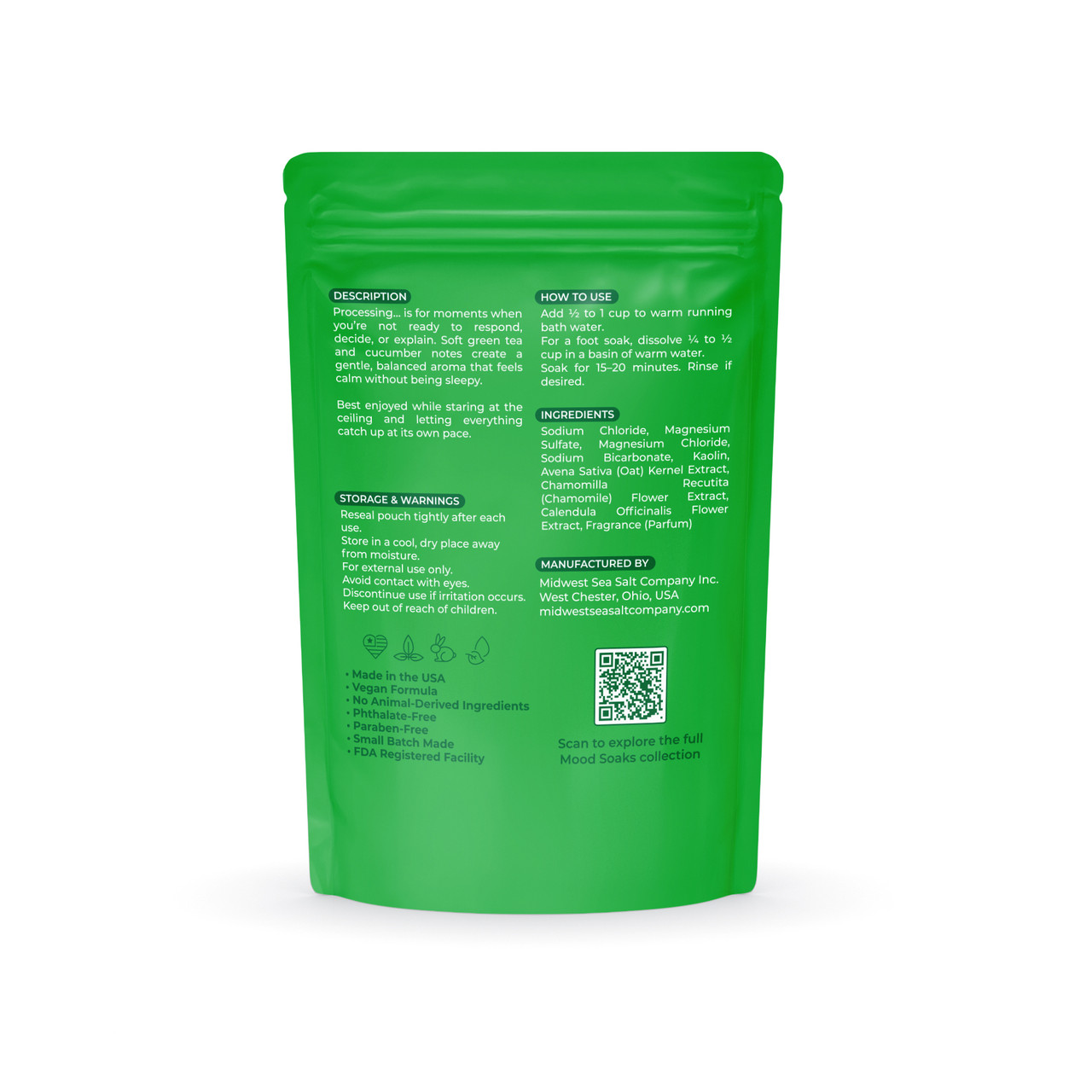 Processing… Bath & Foot Soak | Green Tea Mineral Bath Soak