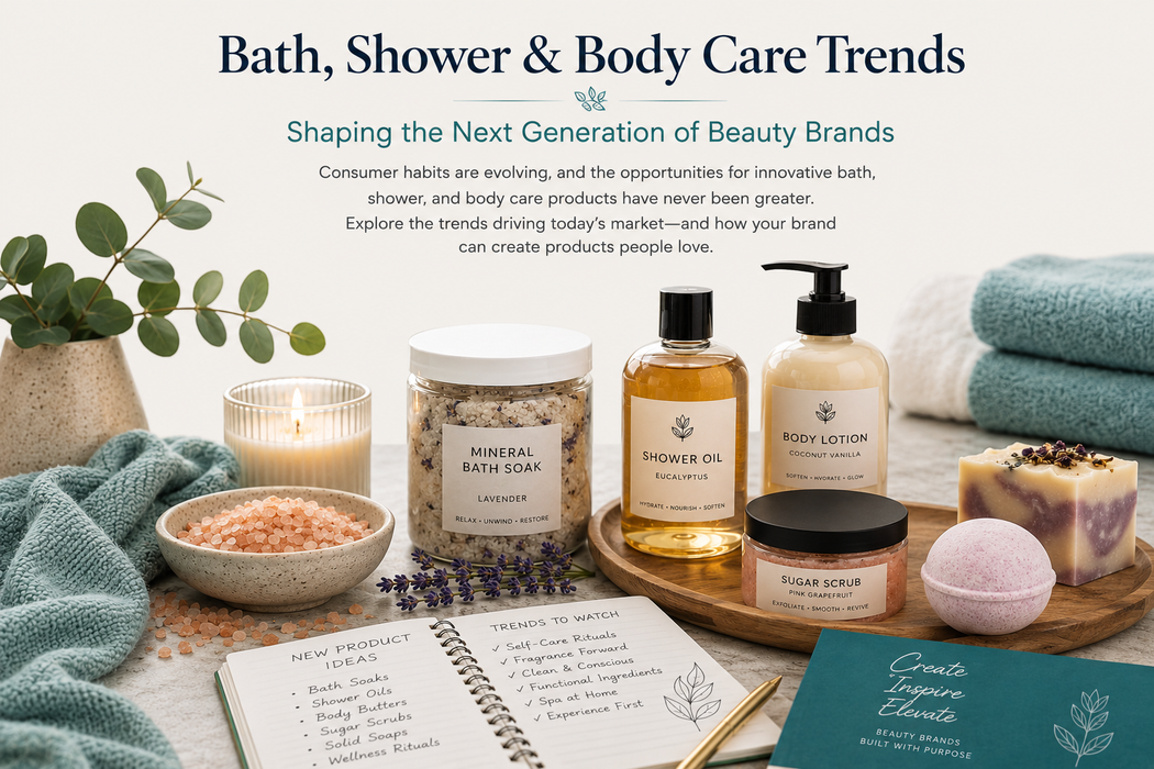 Bath, Shower & Body Care Trends Shaping the Next Generation of Beauty Brands