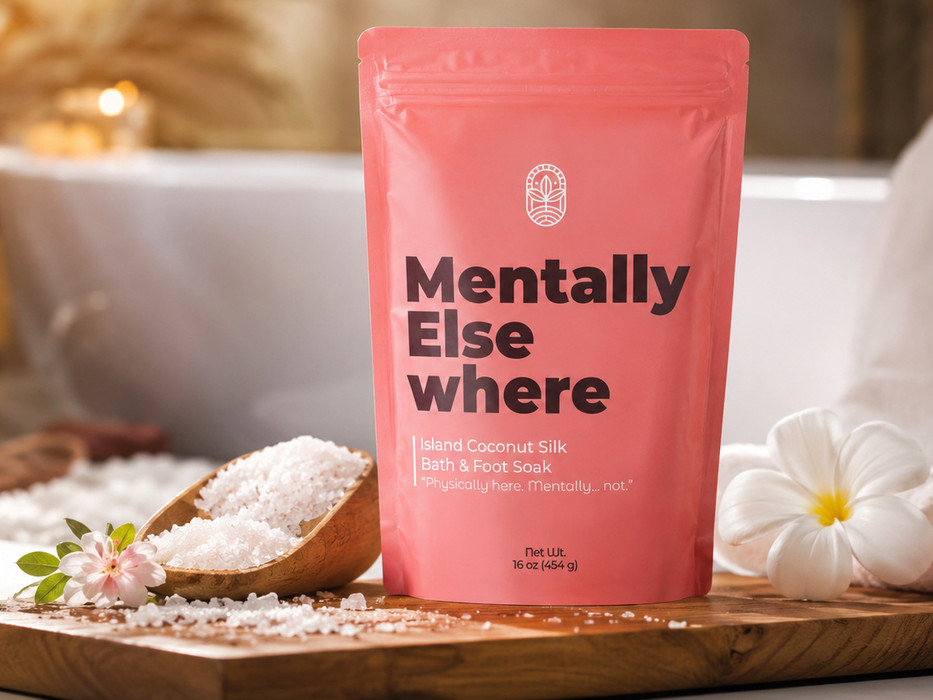 Product Spotlight: “Mentally Elsewhere” Bath & Foot Soak — Island Coconut Silk