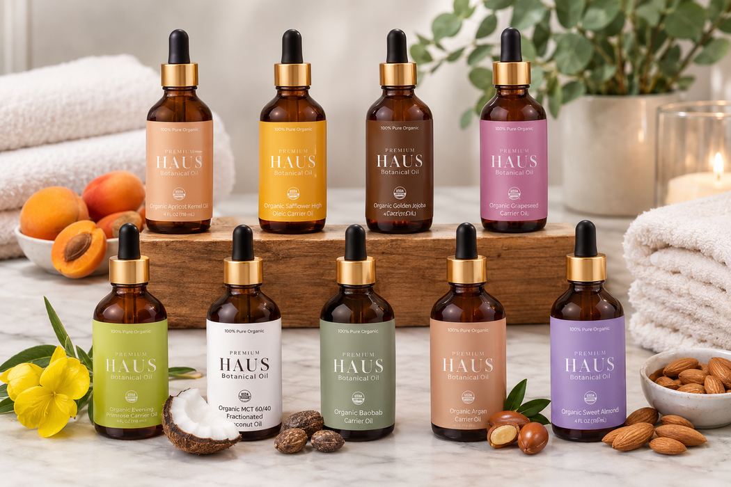 Premium Skin Oils Explained: 9 Organic Carrier Oils and How to Choose the Right One for Your Routine