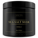 Mineral Sea Salt Soak - Vanilla – 16oz (453gr)