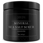 Mineral Sea Salt Scrub - Unscented – 16oz (453gr) – Body Scrub by Midwest Sea Salt Company