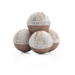 Buns of Cinnamon Luxury Bath Bombs -Set of 10 -  Extra Large - 4.5oz – Bath & Bodycare (Additional Image) by Midwest Sea Salt Company