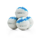 Cool Water Luxury Bath Bombs -Set of 10 -  Extra Large - 4.5oz – Bath & Bodycare (Additional Image) by Midwest Sea Salt Company