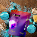 Bath Sherbet Mistletoe Kisses Luxury Bath Bombs -Set of 10 -  Extra Large - 4.5oz