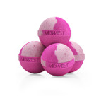 Pear Raspberry Luxury Bath Bombs -Set of 10 -  Extra Large - 4.5oz – Bath & Bodycare (Additional Image) by Midwest Sea Salt Company