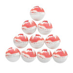 Bath Sherbet Red Clover & Aloe Luxury Bath Bombs -Set of 10 -  Extra Large - 4.5oz