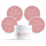 Luxury Argan Oil Body Butter Sampler Set – Bath & Body Product (Additional Image) by Midwest Sea Salt Company