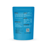 Back of Out of Office bath soak pouch showing ingredients and product details