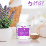 Esna Organics Luxury Mineral Bath Salt Soak - 16oz – Bath Salt Soak (Additional Image) by Midwest Sea Salt Company