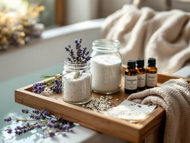 DIY Lavender & Chamomile Relaxation Bath Soak