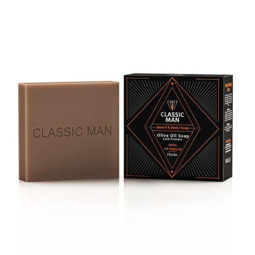 Classic Man Beard & Body Soap Bar - 3.5oz – Artisan Soap by Midwest Sea Salt Company