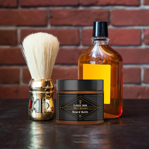 Classic Man Beard Styling Balm - 2oz – Private Label Skincare (Additional Image) by Midwest Sea Salt Company