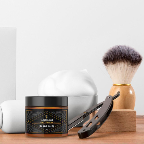 Classic Man Beard Styling Balm - 2oz – Private Label Skincare (Additional Image) by Midwest Sea Salt Company