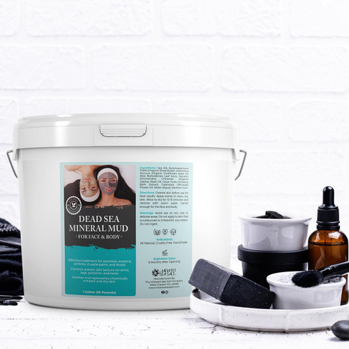 Dead Sea Black Mud - 10lbs MID-3646-SSC (128oz) (Additional Image)