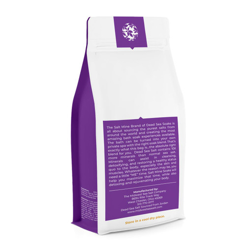 Lavender Authentic Premium Dead Sea Salt - Custom – Bath Salt Soak (Additional Image) by Midwest Sea Salt Company