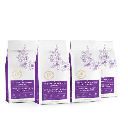 Vanilla Authentic Premium Dead Sea Salt - Custom – Bath Salt Soak (Additional Image) by Midwest Sea Salt Company