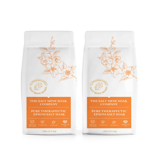 Spearmint Pure Therapeutic Epsom Salt Soak - Custom – Bath Salt Soak (Additional Image) by Midwest Sea Salt Company