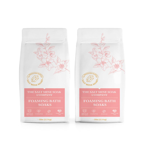 Lavender Foaming Bath Salt Soak - Custom – Bath Salt Soak (Additional Image) by Midwest Sea Salt Company