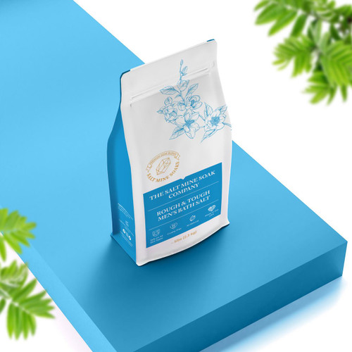 Cool Water Rough & Tough Men's Bath Salt Soak – Bath Salt Soak by Midwest Sea Salt Company