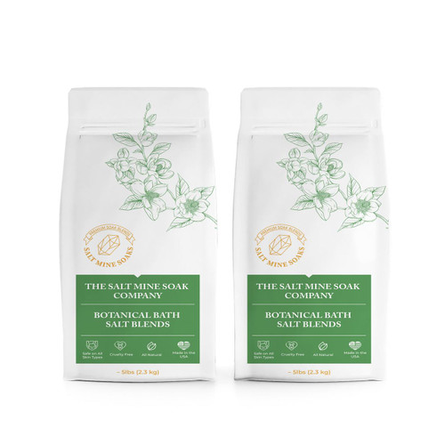 Green Tea Botanical Bath Salt Blend- Custom – Bath Salt Soak (Additional Image) by Midwest Sea Salt Company
