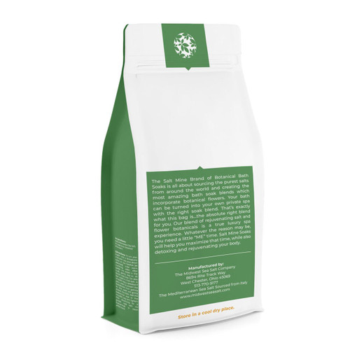 Green Tea Botanical Bath Salt Blend- Custom – Bath Salt Soak (Additional Image) by Midwest Sea Salt Company