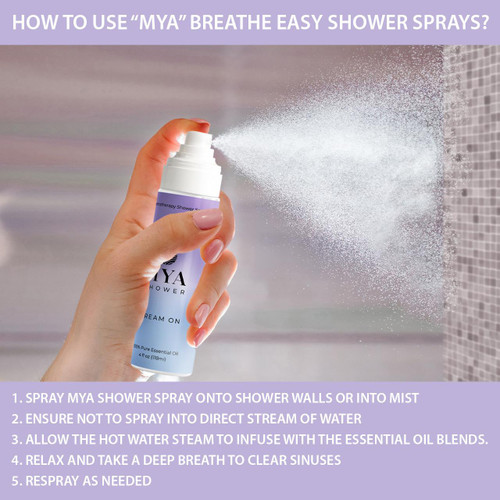 Dream On Aromatherapy Shower Mist Spray – Private Label Skincare (Additional Image) by Midwest Sea Salt Company
