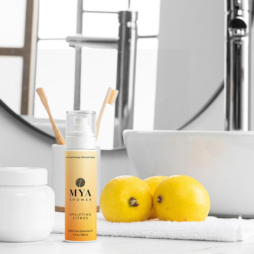 Uplifiting Citrus Aromatherapy Shower Mist Spray – Private Label Skincare (Additional Image) by Midwest Sea Salt Company
