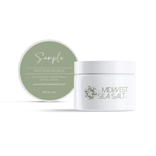 Custom Sample – Bath & Body Product by Midwest Sea Salt Company