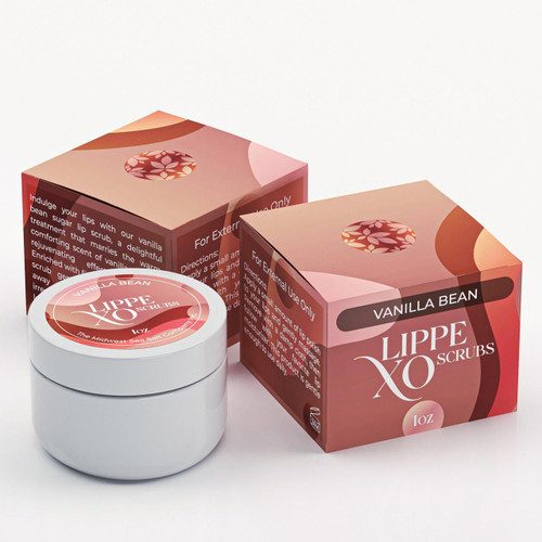 Vanilla Bean Exfoliating Lip Scrub - Lippe XO – Body Scrub (Additional Image) by Midwest Sea Salt Company