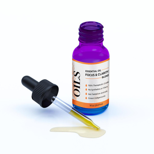 Focus & Clarity Essential Oil Blend – 1oz (Additional Image)