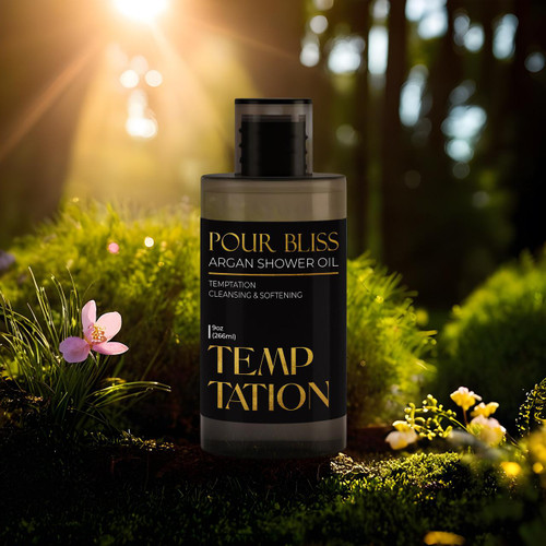 Temptation Pour Bliss Cleansing Argan Shower Oil - 9oz (Additional Image)