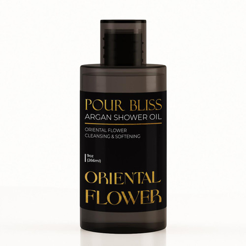 Oriental Flower Pour Bliss Cleansing Argan Shower Oil - 9oz