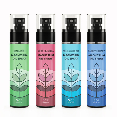 Magnesium Oil Spray Collection – Complete 4-Pack Set