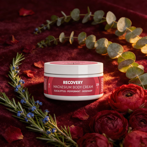 Recovery Magnesium Body Cream – Eucalyptus • Peppermint • Rosemary