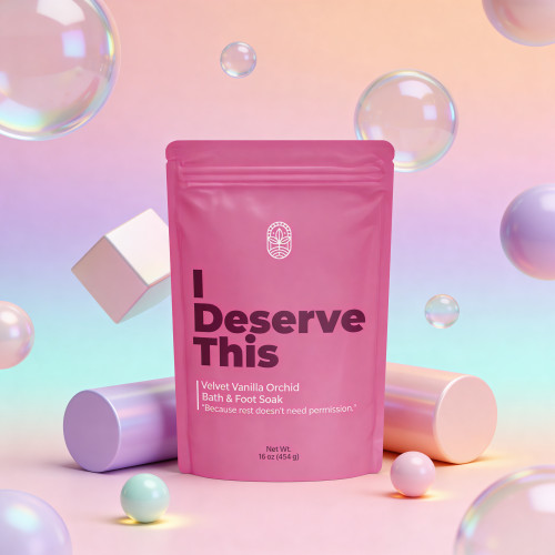 I Deserve This – Bath & Foot Soak (Velvet Vanilla Orchid)