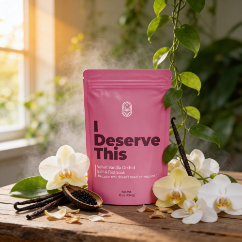 I Deserve This – Bath & Foot Soak (Velvet Vanilla Orchid)