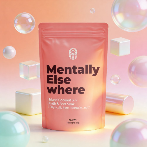 Mentally Elsewhere – Bath & Foot Soak (Island Coconut Silk)