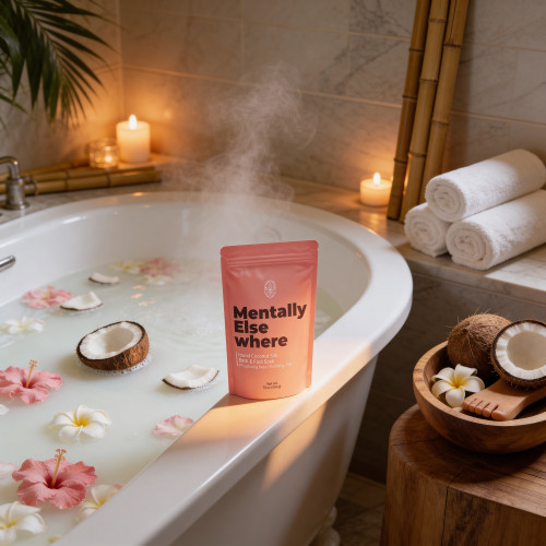 Mentally Elsewhere – Bath & Foot Soak (Island Coconut Silk)
