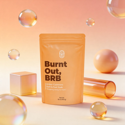 Burnt Out, BRB – Bath & Foot Soak (Amber Cashmere)