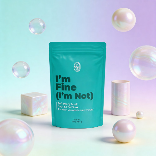 I’m Fine (I’m Not) – Bath & Foot Soak (Soft Peony Musk)