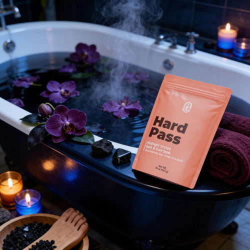 Hard Pass – Bath & Foot Soak (Midnight Orchid)