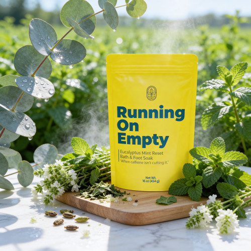 Running On Empty – Bath & Foot Soak (Eucalyptus Mint Reset)