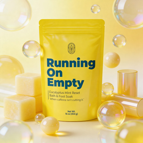 Running On Empty – Bath & Foot Soak (Eucalyptus Mint Reset)