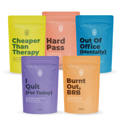 Mood Soaks Sampler Set (Pick 4) | Build Your Own Bath & Foot Soak Set