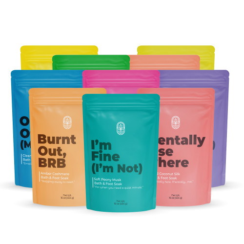 Mood Soaks Sampler Set (Pick 4) | Build Your Own Bath & Foot Soak Set